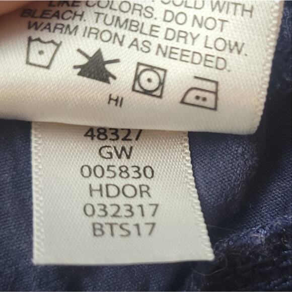 Hanna Andersson Twill Jogger Pant Navy Size 140 = 10 - Picture 4 of 9